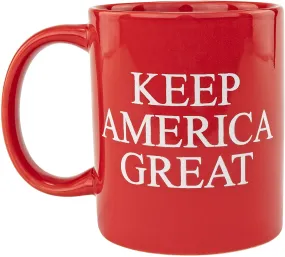 Red Trump Keep America Great Ceramic Mug