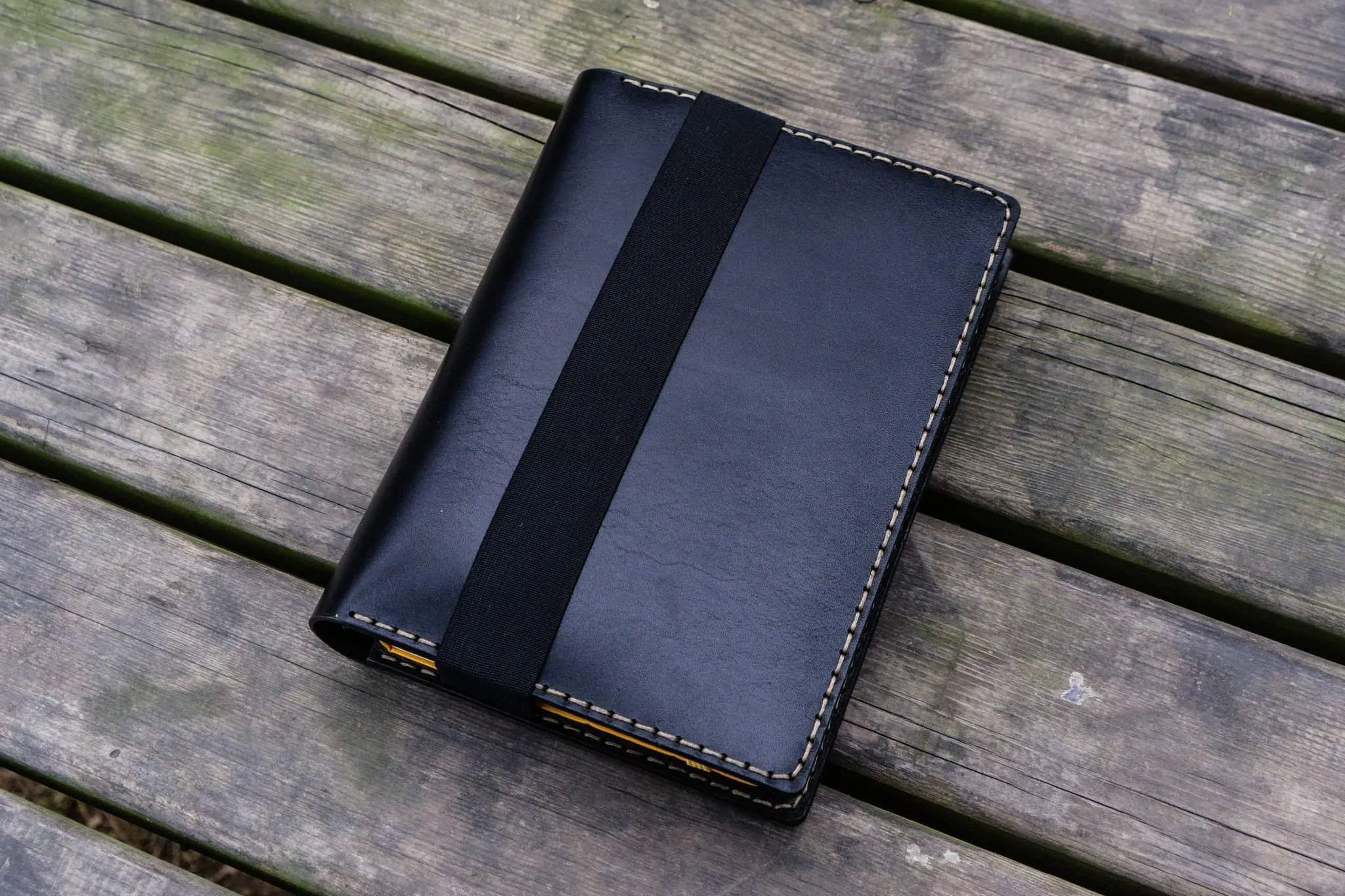 Refillable Leather Journal Leuchtturm1917 A5 Cover - Black