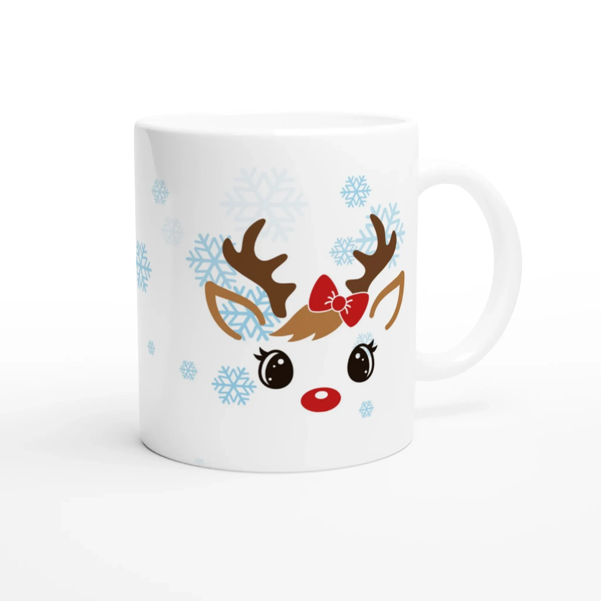 Reindeer Couple Mug | Adorable Reindeer Faces