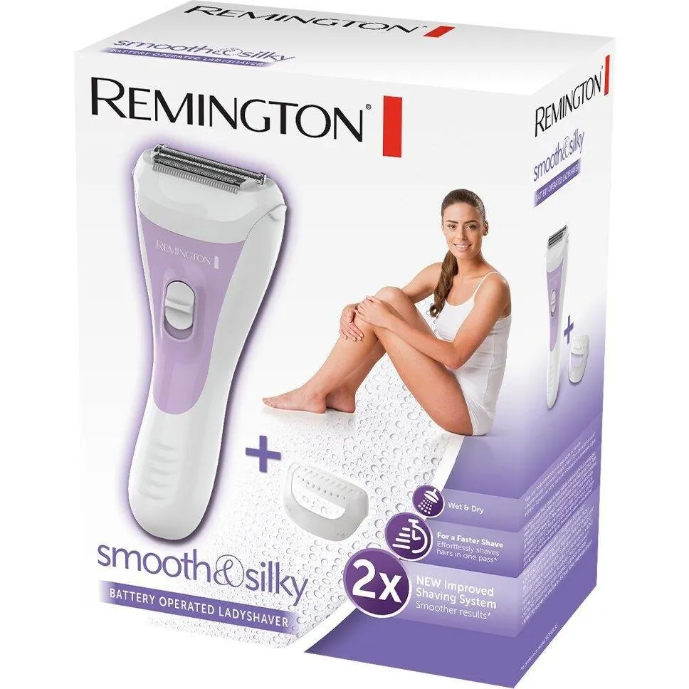 Remington Cordless Wet & Dry Electric Lady Shaver - White & Purple | WSF5060