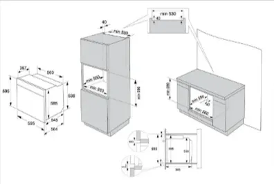 Rinnai RO-E6513M-ES 60CM/77LT Built-In Oven