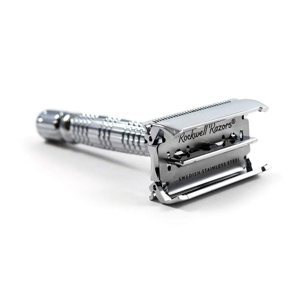 Rockwell Razors R1 - White Chrome, Double Edge Safety Razor