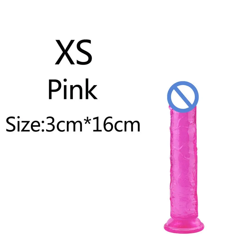 Romulus Dildo Basics Jelly Dildo Various 6 Sizes Body Safe TPE Strong Suction Cup