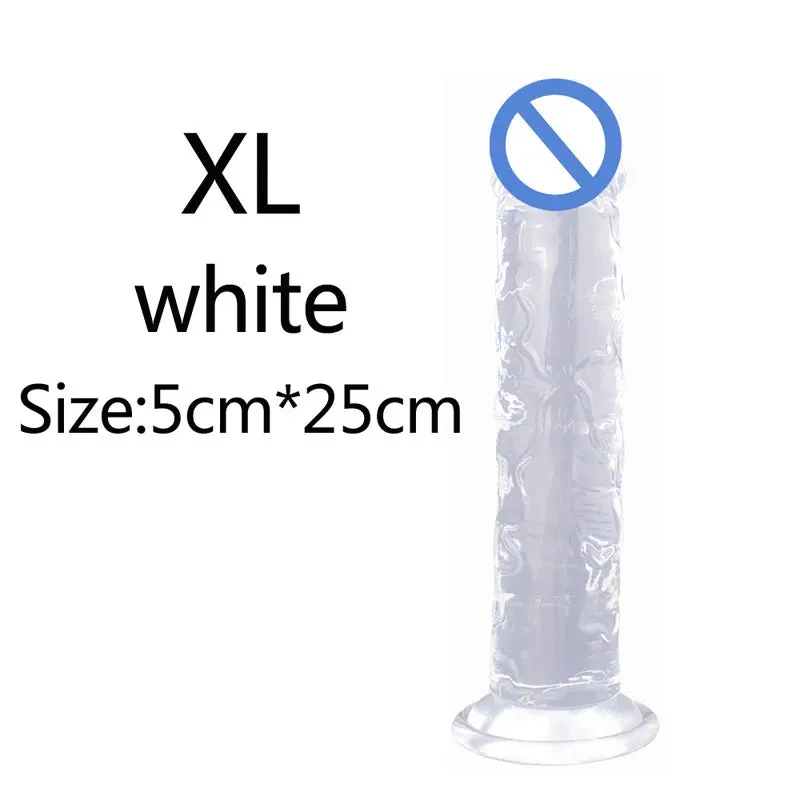 Romulus Dildo Basics Jelly Dildo Various 6 Sizes Body Safe TPE Strong Suction Cup