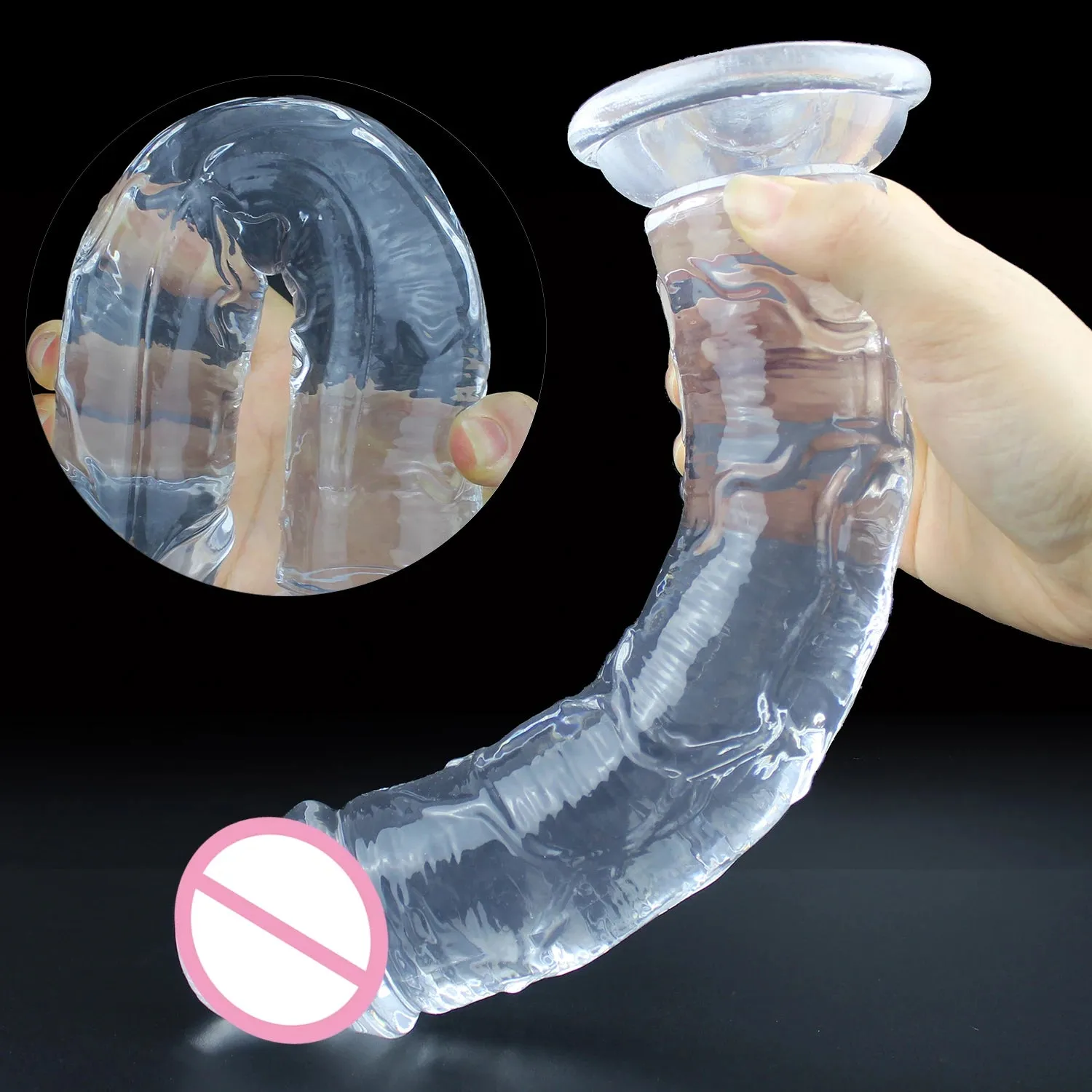 Romulus Dildo Basics Jelly Dildo Various 6 Sizes Body Safe TPE Strong Suction Cup