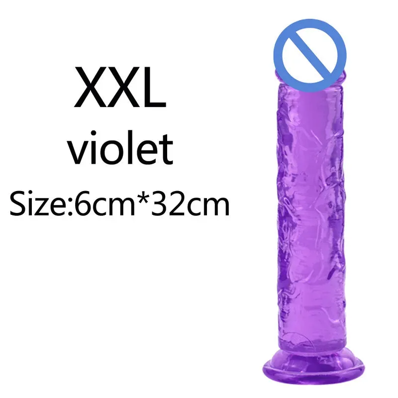 Romulus Dildo Basics Jelly Dildo Various 6 Sizes Body Safe TPE Strong Suction Cup