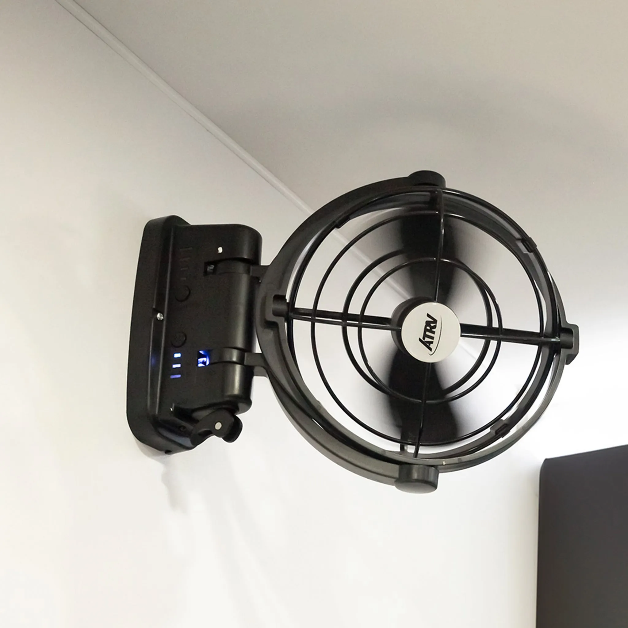 RV & Caravan Interior Fan - Black