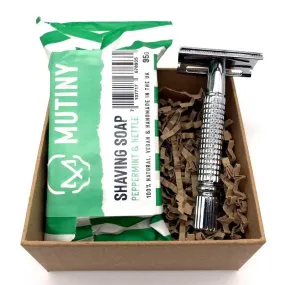 Safety Razor Mini Set - Peppermint & Nettle