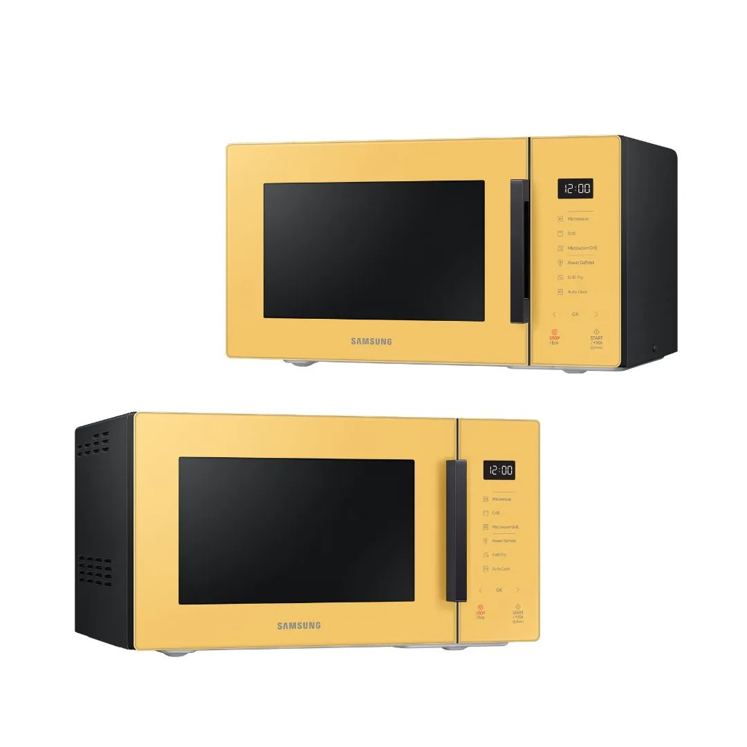 Samsung MG30T5018CV 30L Grill Microwave Oven with Healthy Grill Fry (Jeju Yellow)