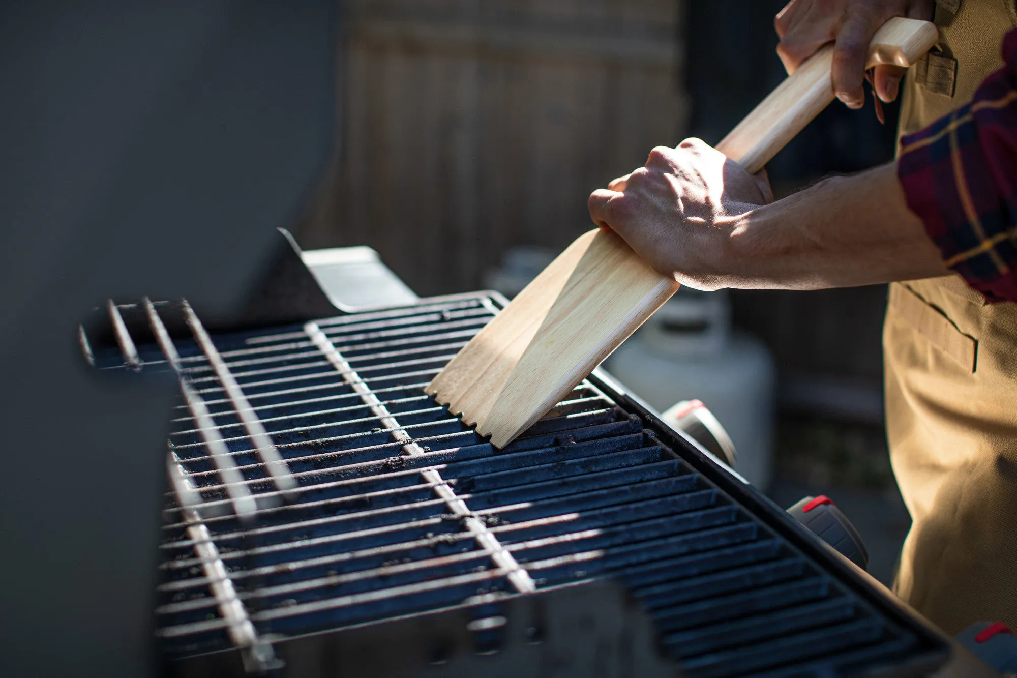 San Francisco Giants - Hardwood BBQ Grill Scraper with Bottle Opener