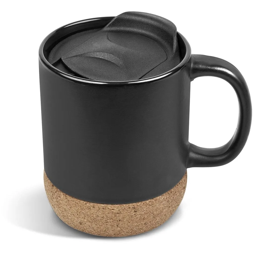 Serendipio Sienna Cork Ceramic Mug - 340ml