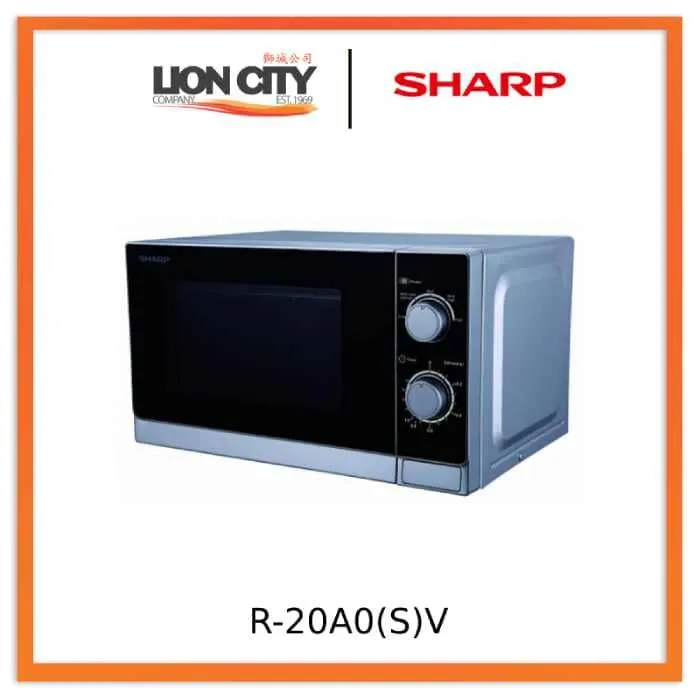 Sharp R-20A0(S)V (20L) Basic Microwave Oven