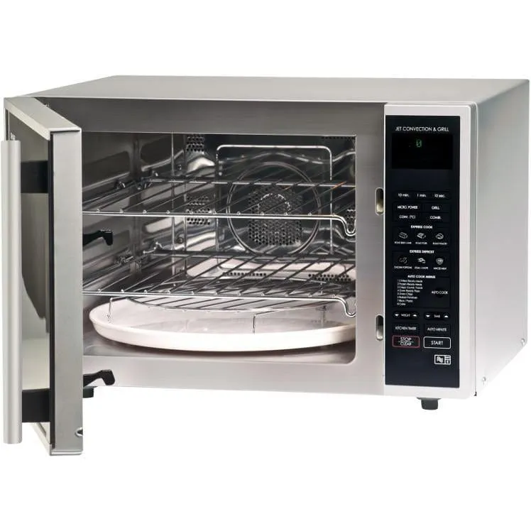 Sharp R959SLMAA 900W 40 litre Touch Control Combi Microwave Oven With Grill, Silver