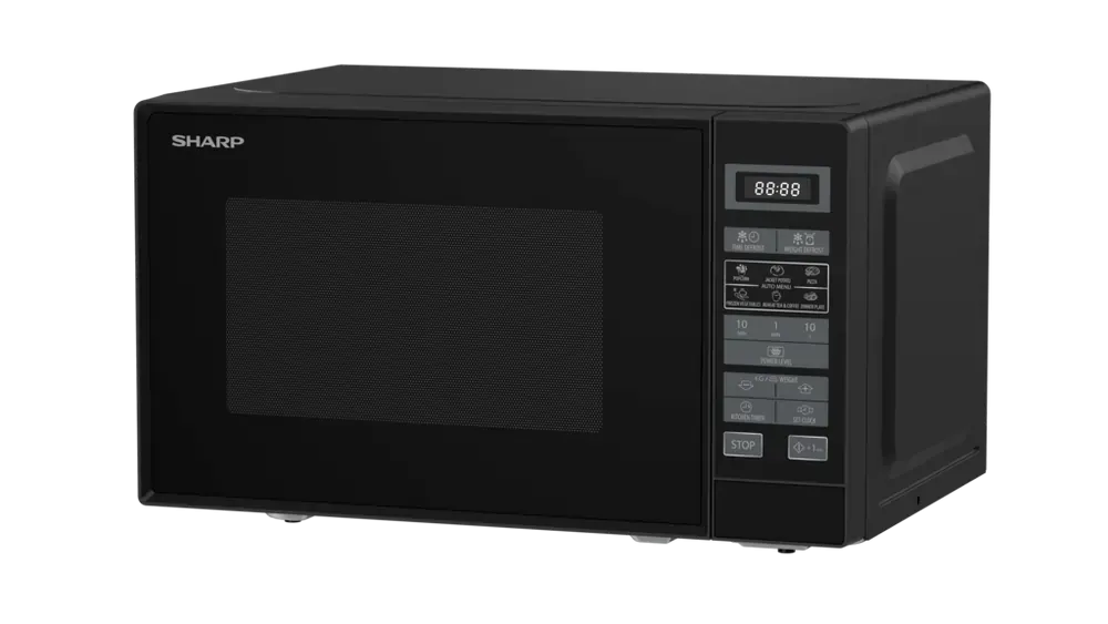 Sharp RDS202TBUK 800W 20 Litre Microwave Oven, Black