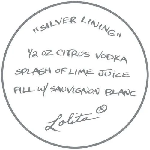 Silver Lining Wine Glass by Lolita®