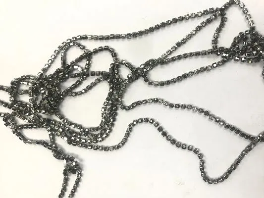 Silver Metal Glass Cup Chains