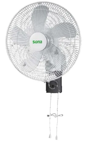 SONA Wall Fan 16Inch, 3Speed With Remote