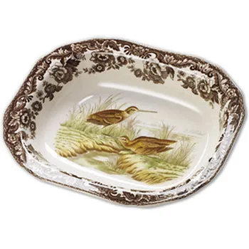 Spode Woodland Open Vegetable Dish - Snipe 9.5"