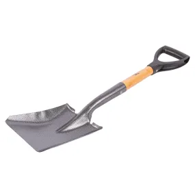 Steel Square Head Micro Shovel with Wooden Handle - By Green Blade