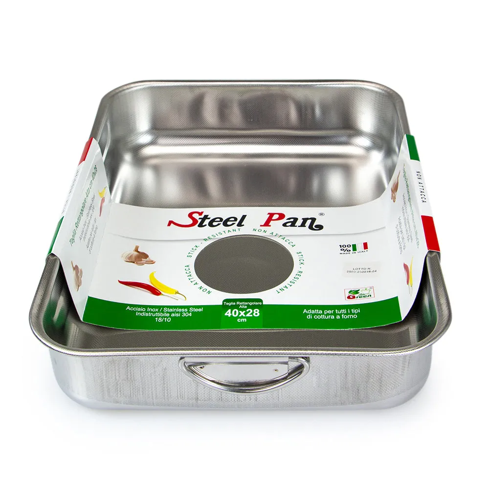 Steelpan Stainless Steel Deep Roasting Pan