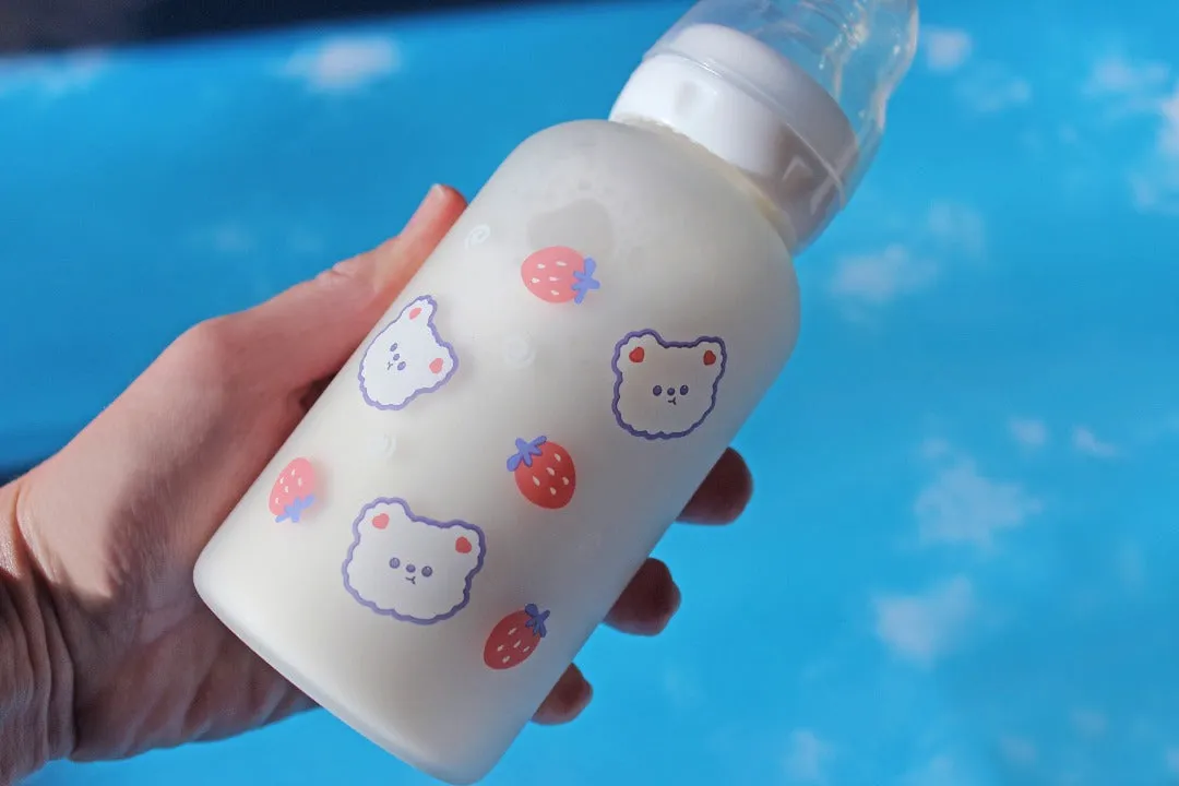 Strawberry Bear Adult Baby Bottle