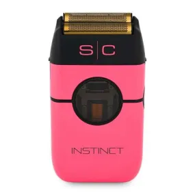 StyleCraft Instinct Metal Double Foil Shaver w/ IN2 Vector Motor & Intuitive Torque Control (SC807) PINK