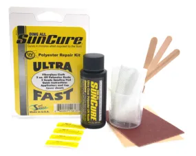 SUN CURE POLYESTER FIBERGLASS REPAIR KIT - 2 OZ.