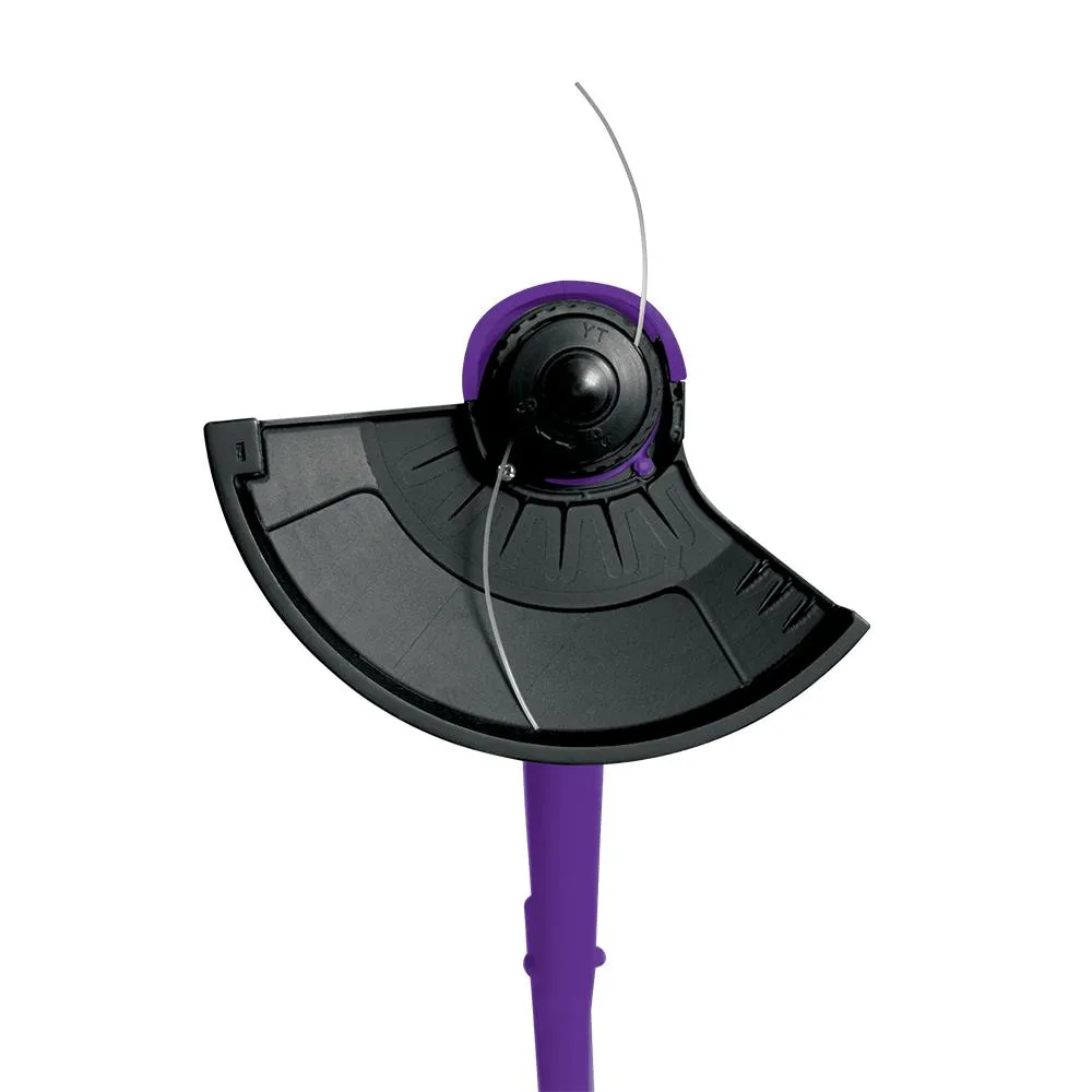 Sun Joe TRJ607E-PRP-RM Electric String Trimmer | 10-Inch | 2.5 Amp (Purple) (Certified Refurbished)