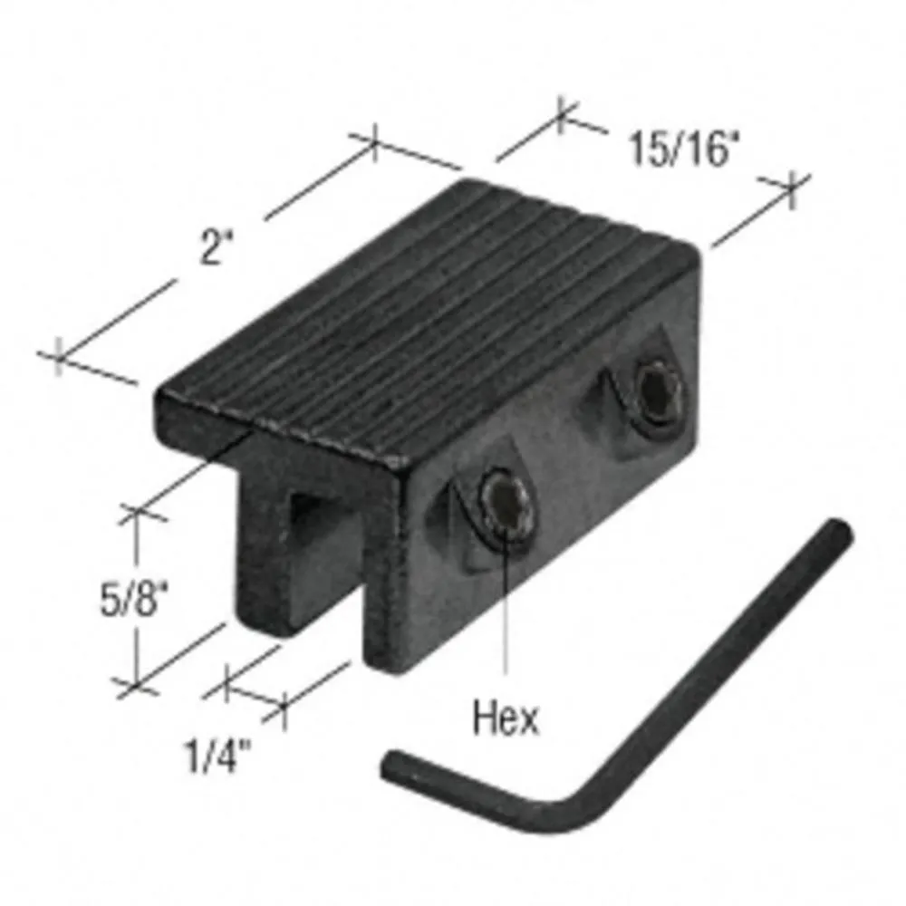 Tamperproof Window Security Lock with Dual Hex Screws