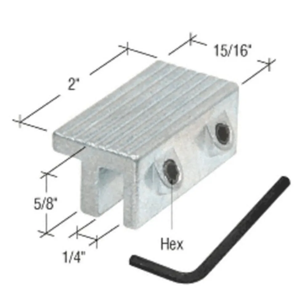 Tamperproof Window Security Lock with Dual Hex Screws