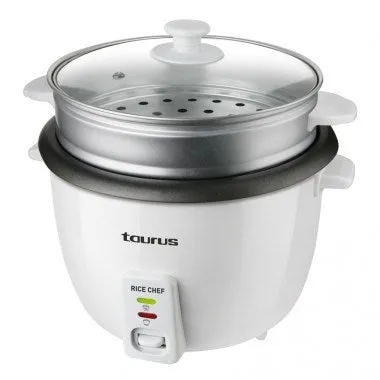 Taurus Rice Chef Rice Cooker 1.8 L 700 W Grey, White