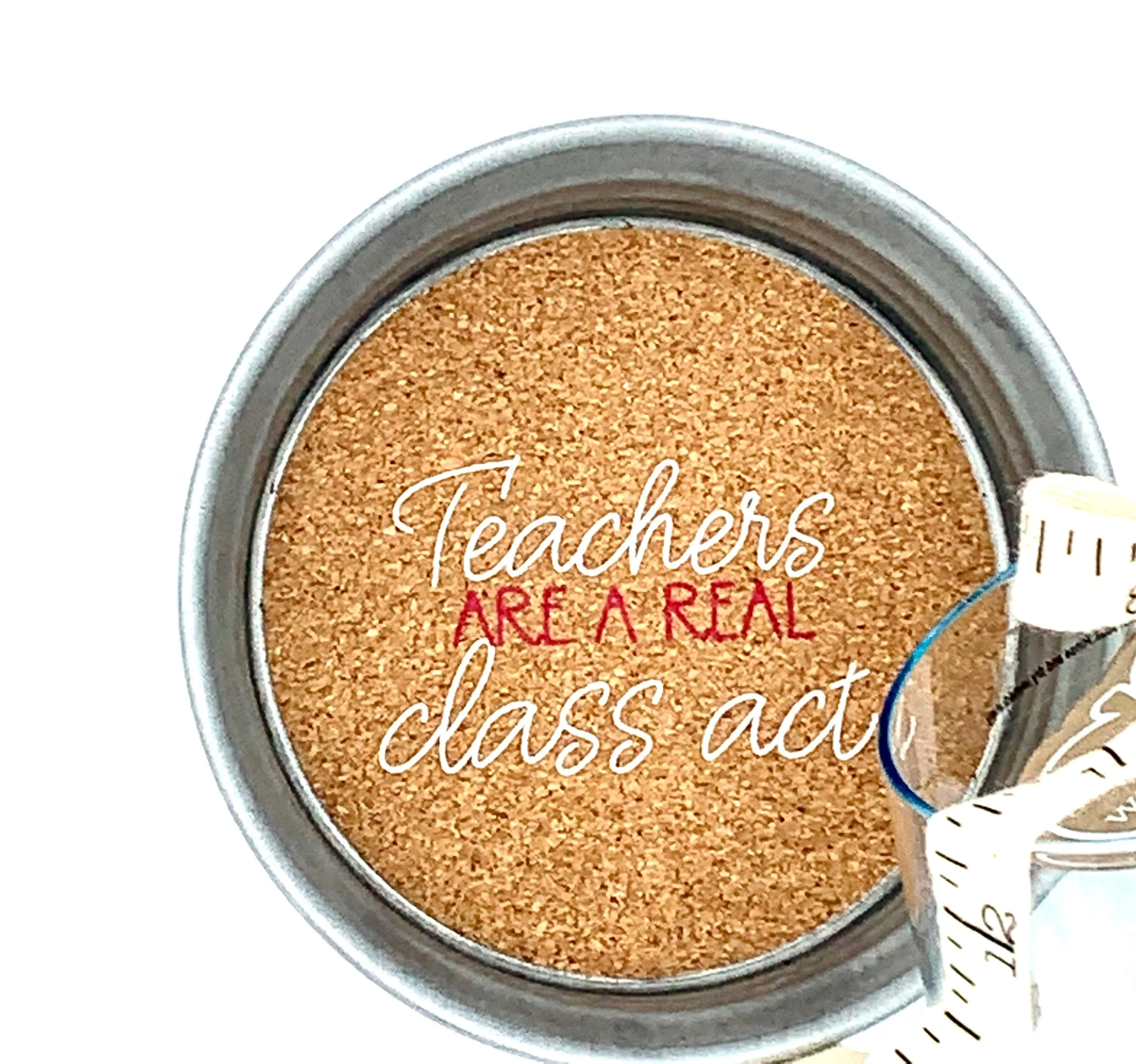 Teacher Classy Wine Coaster Set