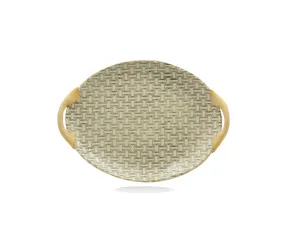 Terrafirma Small Oval Platter with Handles