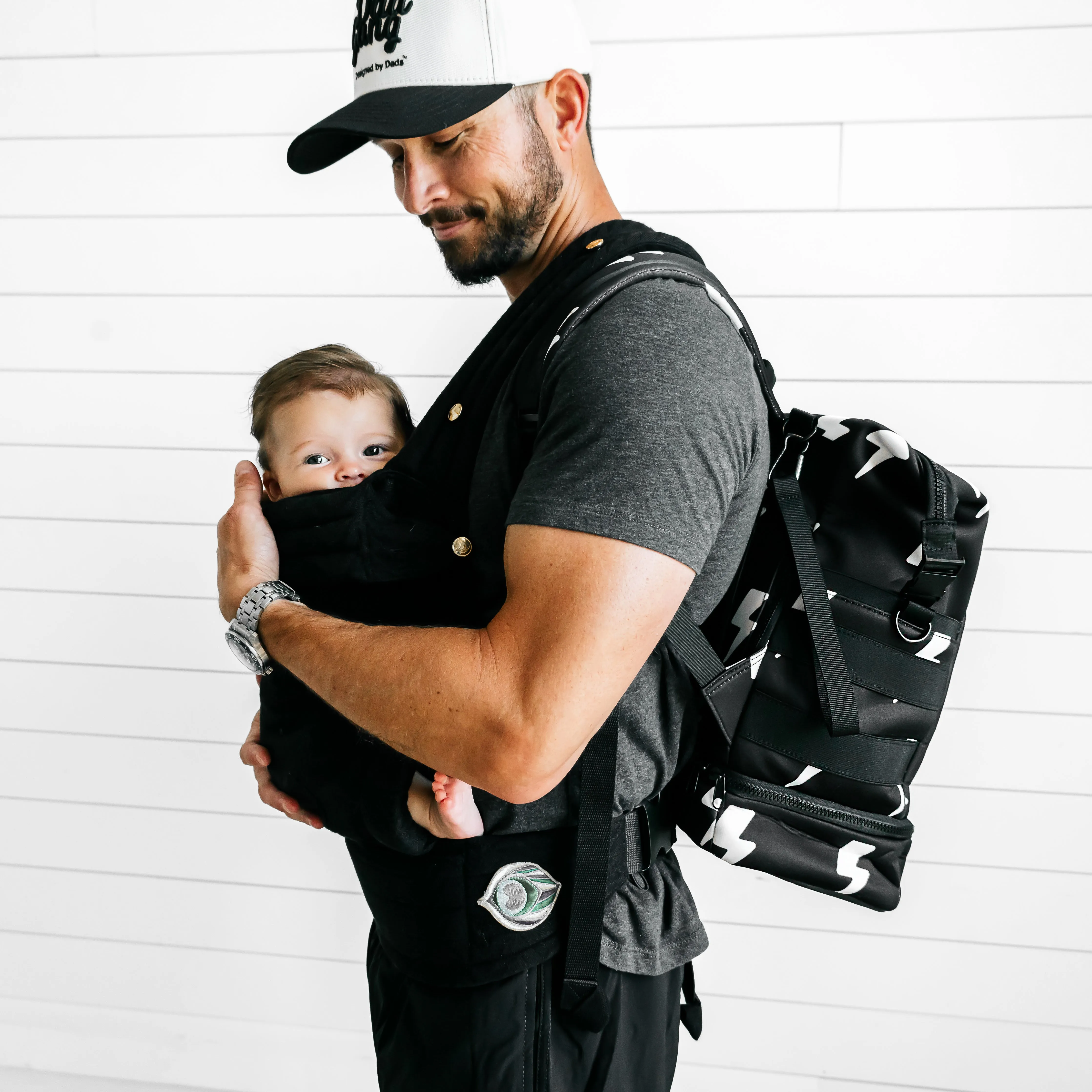 The Enzo 3-in-1 Diaper Bag in Jagger