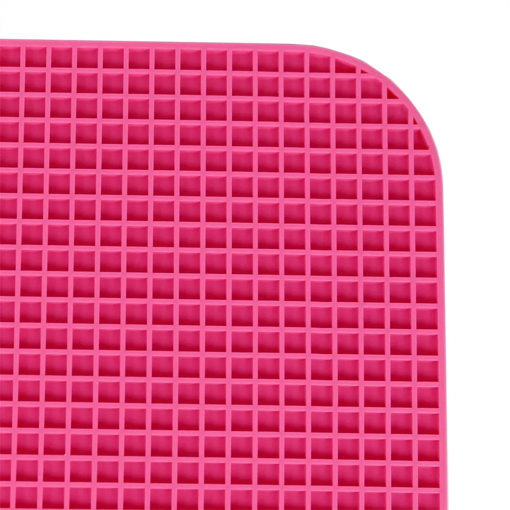 Thermoworks Hi-Temp Non-Slip Silicone Hotpad/Trivet 9"x12" 600°F BPA Free Pink