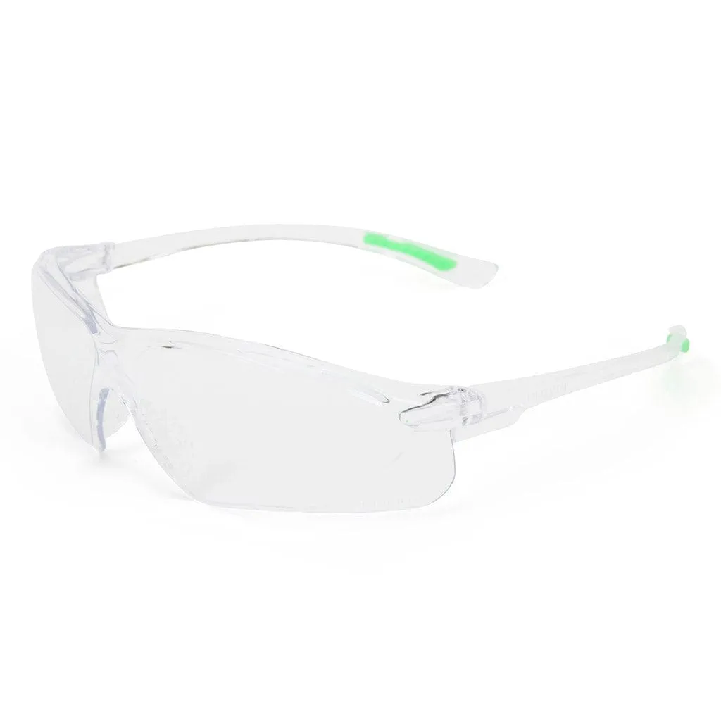 Univet 516 Anti Scratch Lightweight Safety Specs Clear Lens