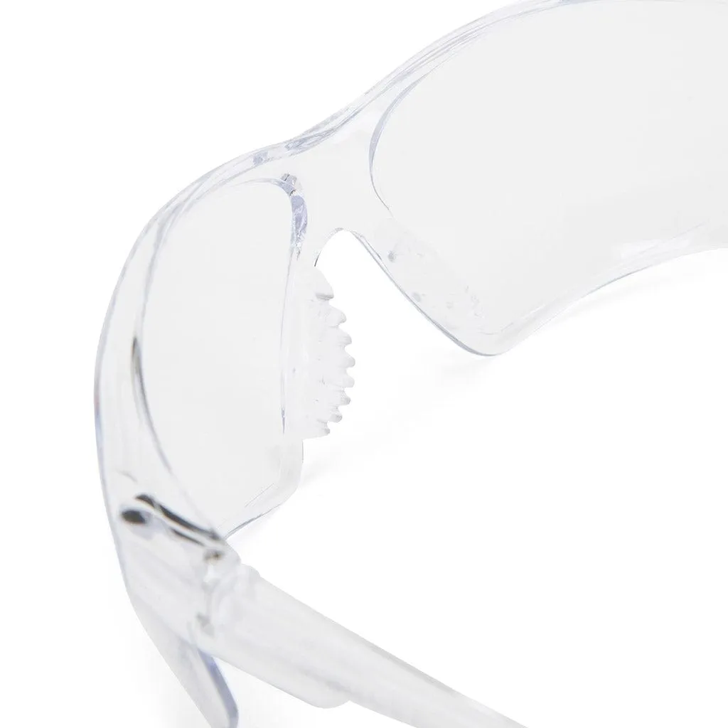 Univet 516 Anti Scratch Lightweight Safety Specs Clear Lens