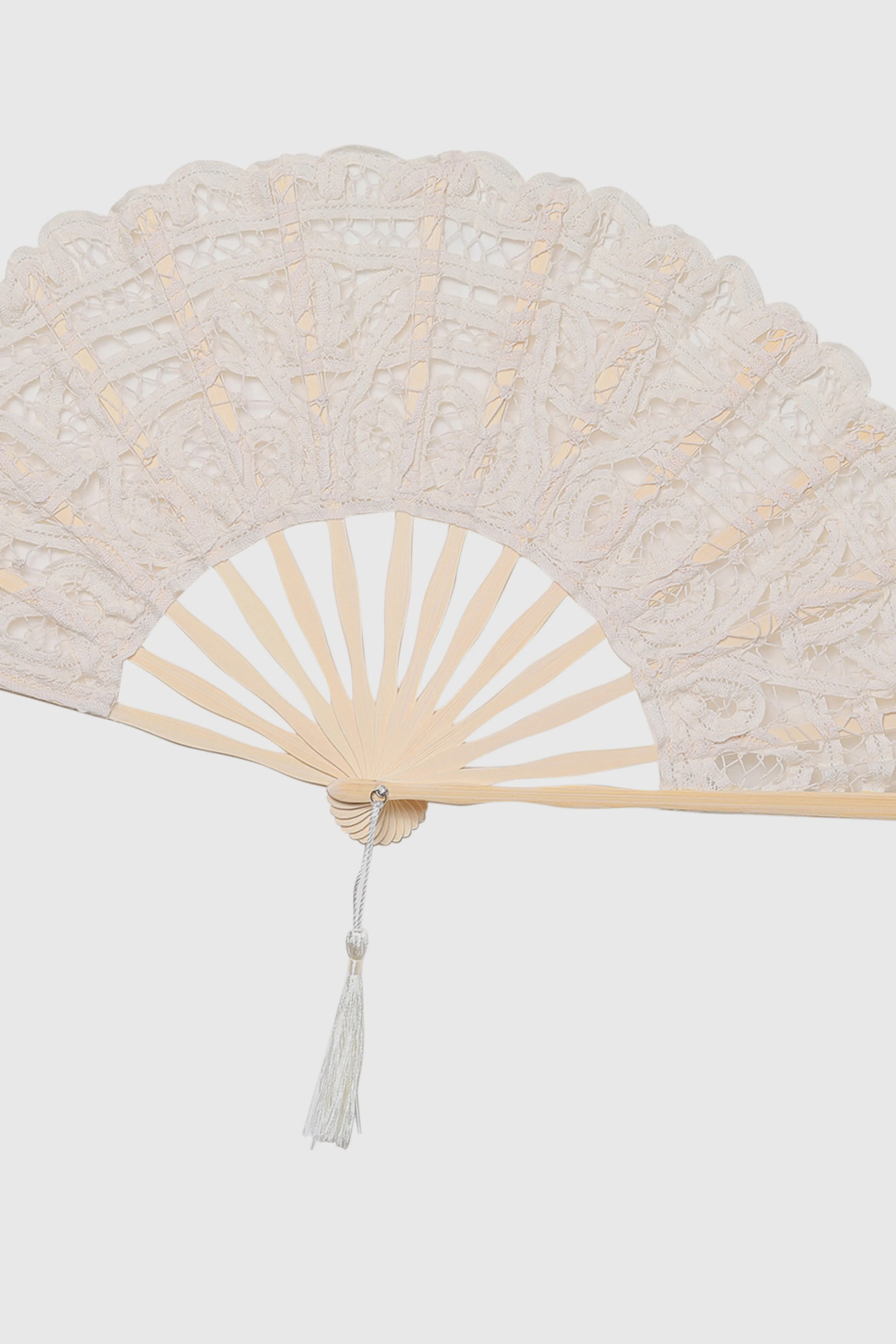 Vintage Lace Design Folding Fan