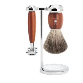 VIVO Shaving Set (Plum Wood)