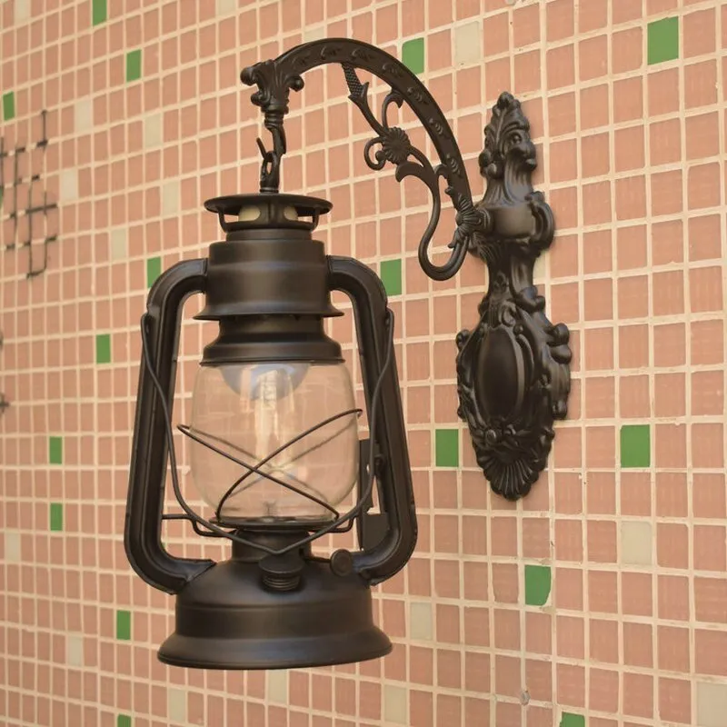 Waterproof Lantern Wall Lamp