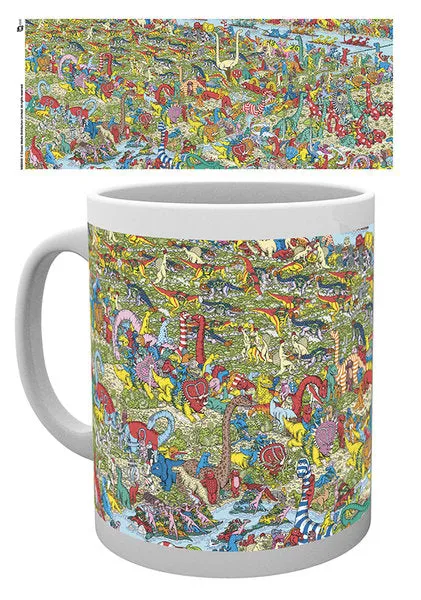 Where's Wally? Dinosaur Mug