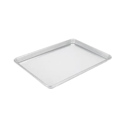 Winco ALXP-1318 13" x 18" 20 Gauge 1/2 Size Closed Bead Aluminum Sheet Pan