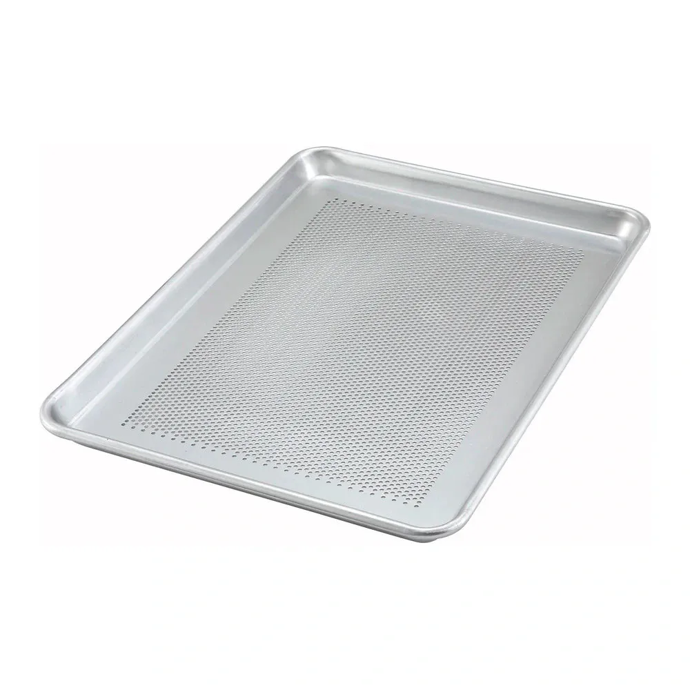 Winco ALXP-2618P 18" x 26" Aluminium Sheet Pan, Perforated, 16 Gauge