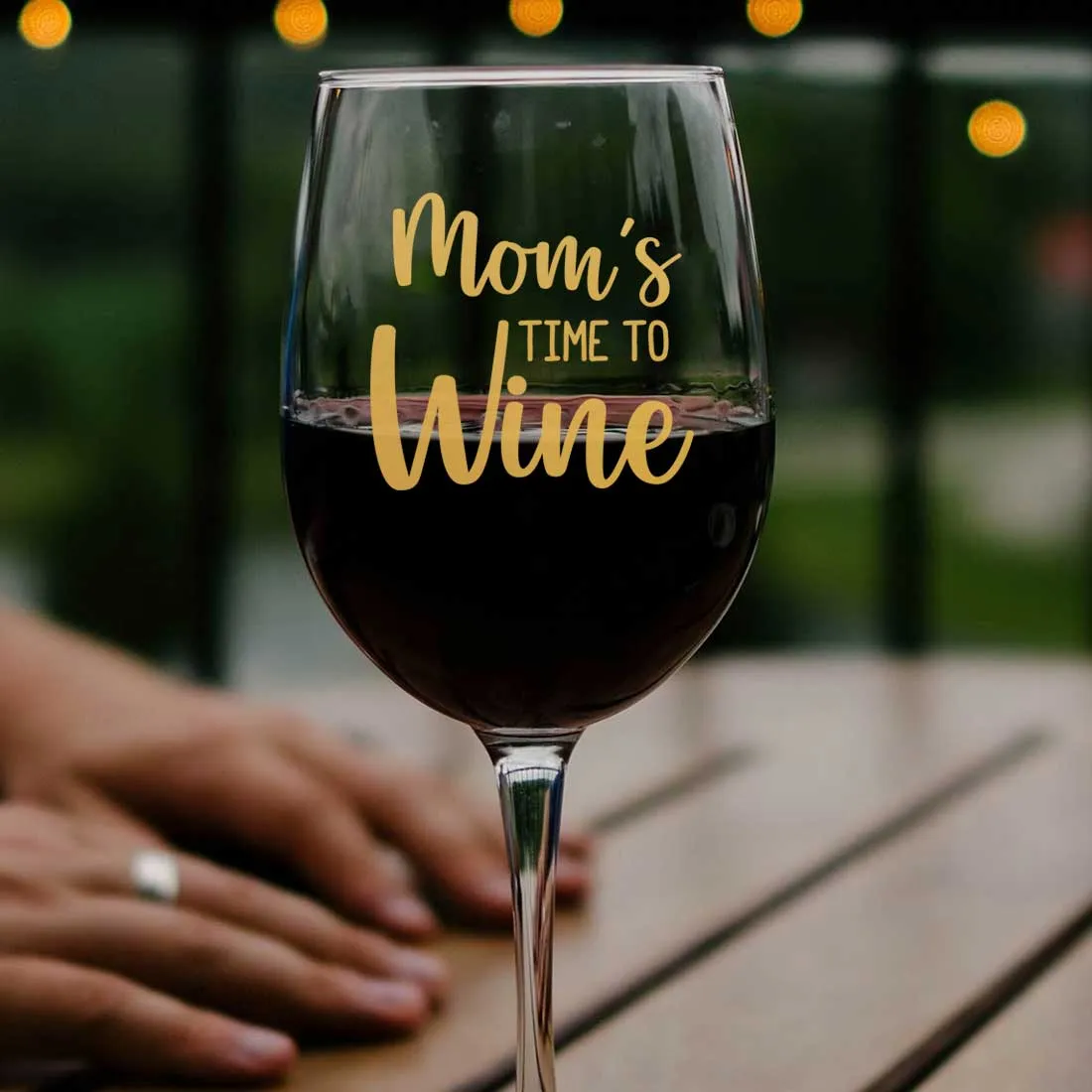 Wine Glass Mothers Day Gifts for Mom - Mom's Time To Wine