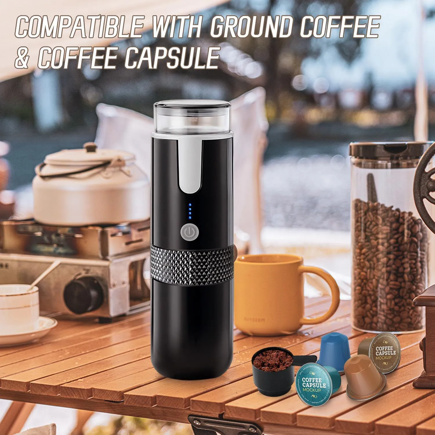 Wireless Portable Capsule Coffee Maker CM-1988