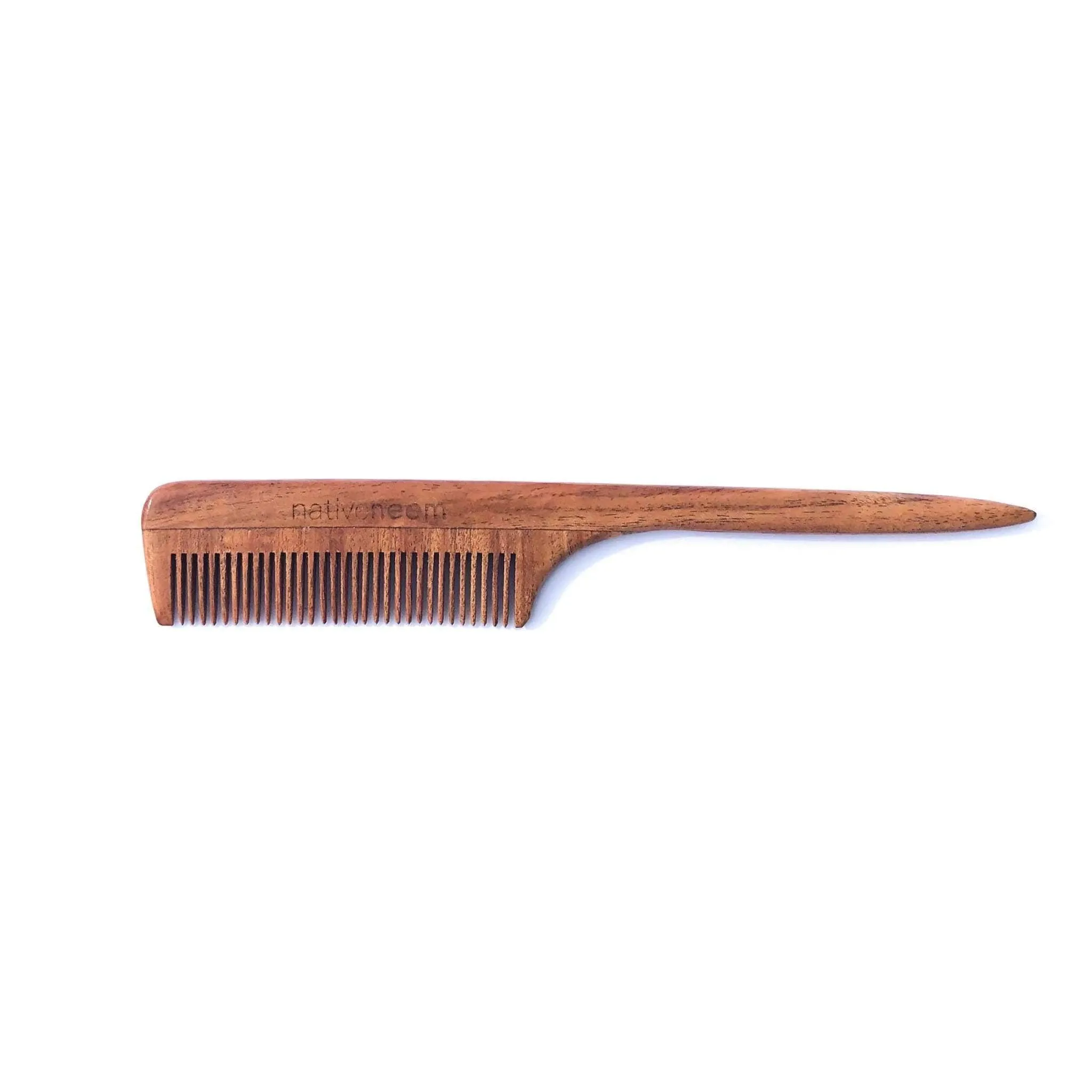 Wooden Neem Comb Wide Tooth