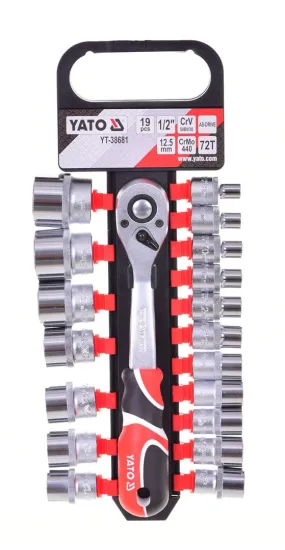 Yato Yt-38681 Socket Wrench Set 19 Pc(S)