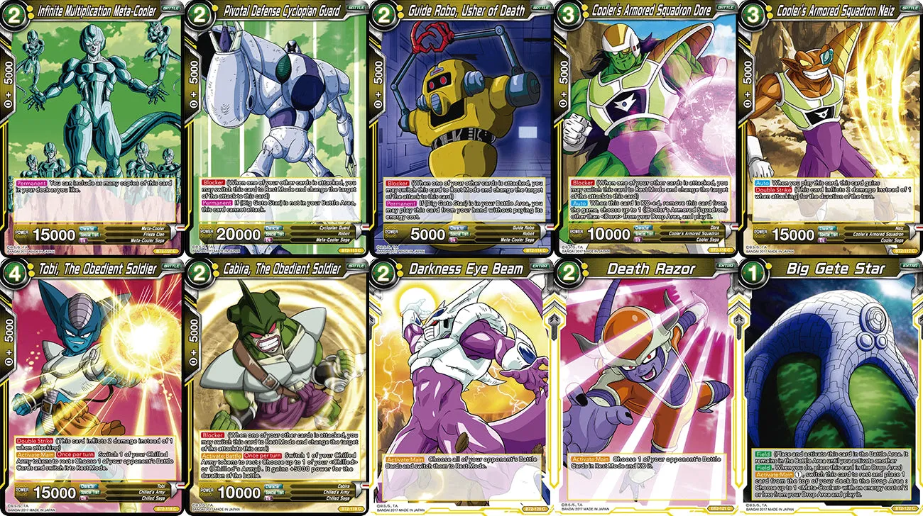 Yellow Common Set - Union Force (B02)