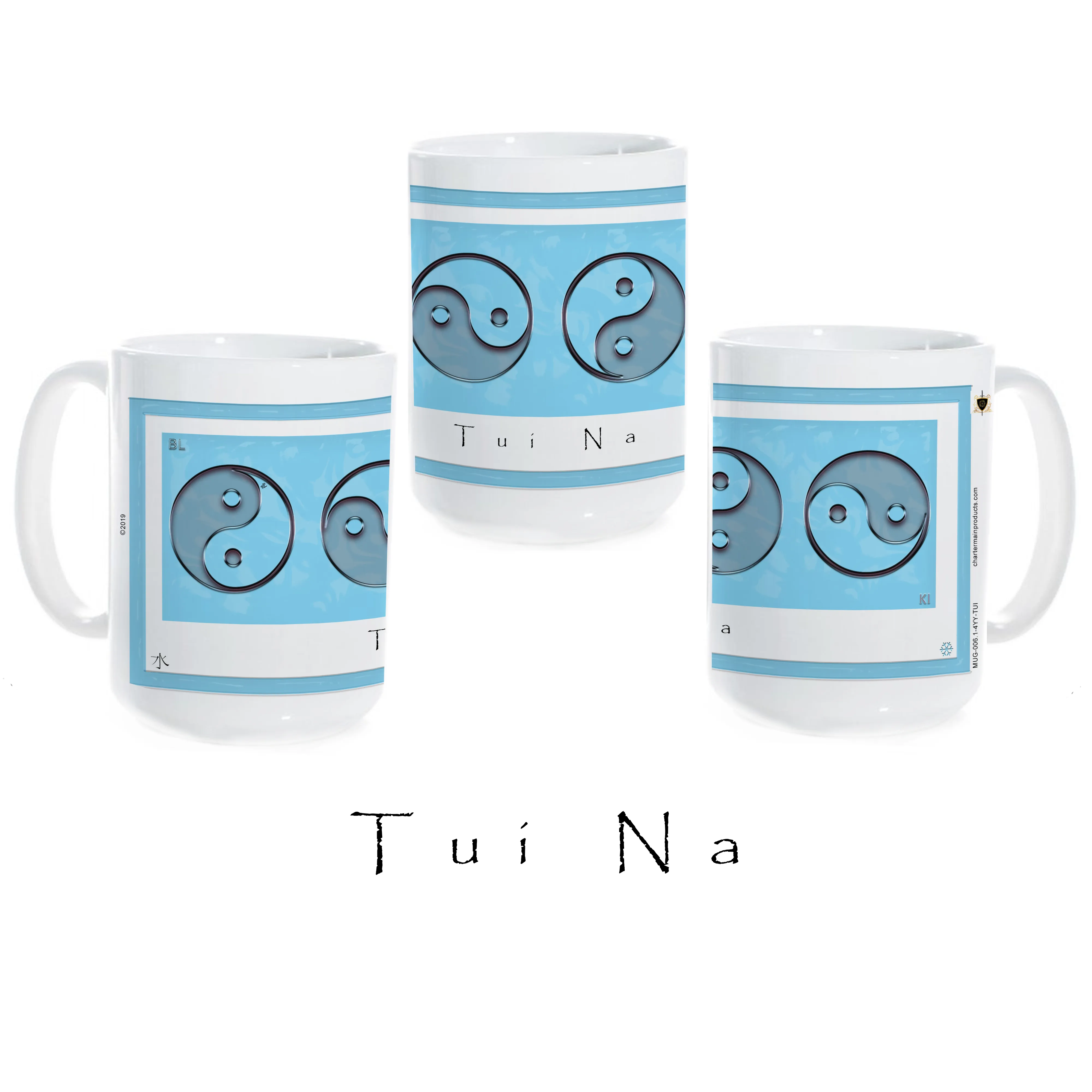 Yin Yang Coffee Mug "Water" (Tui Na)