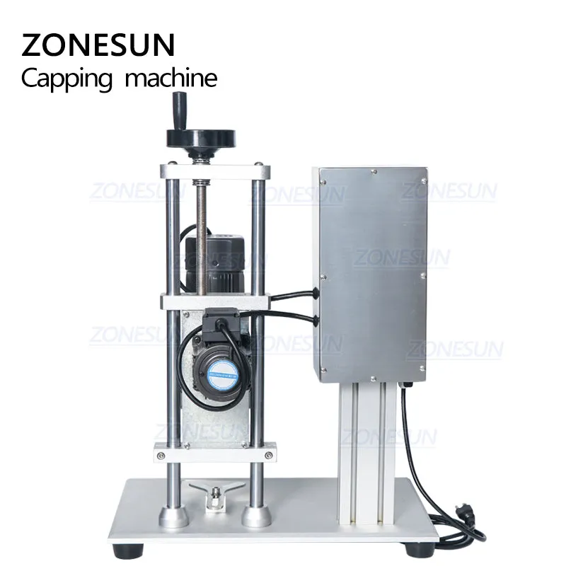 ZS-XG450 10-50mm Electric Plastic Glass Bottle Capping Machine With Security Ring